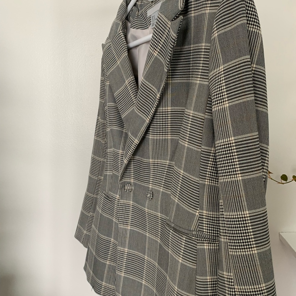 Plaid Blazer
